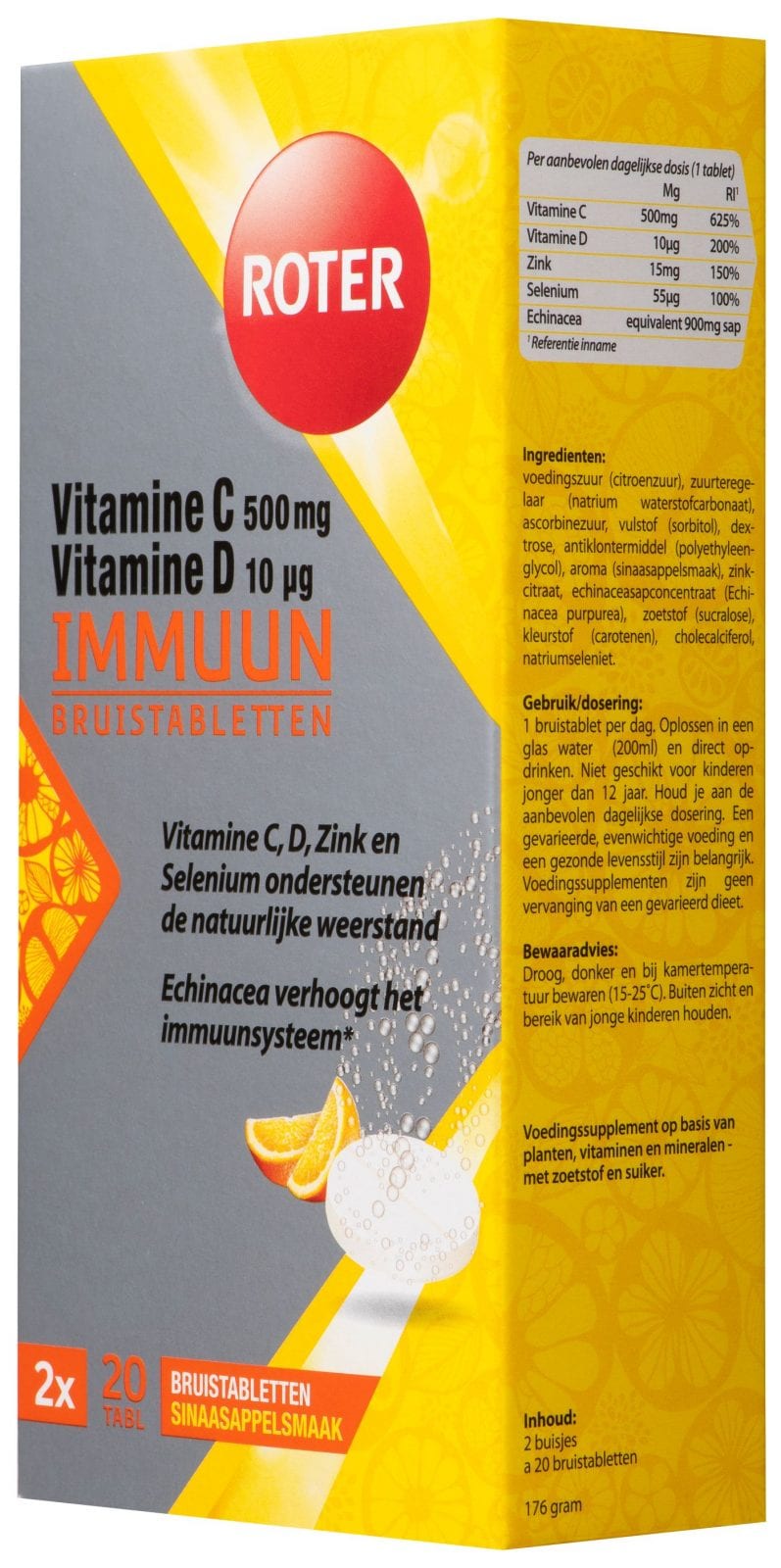onduidelijk Percentage Met name Roter C Bruis, 1000mg vitamine C ondersteunt de natuurlijke weerstand.